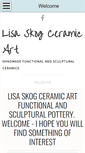 Mobile Screenshot of lisaskogceramicart.com